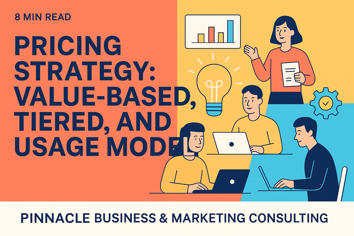 MASTERING PRICING STRATEGY: CHOOSING BETWEEN VALUE-BASED, TIERED, AND USAGE MODELS